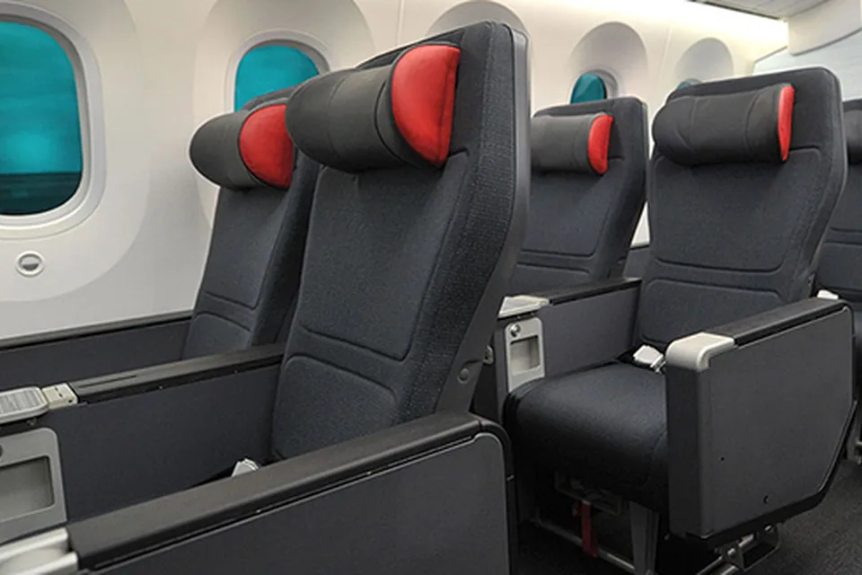 Air Canada — fotel, przestrzeń i wybór miejsca