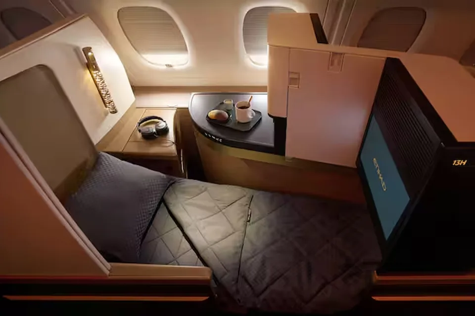Etihad Airways — fotel i układ kabiny