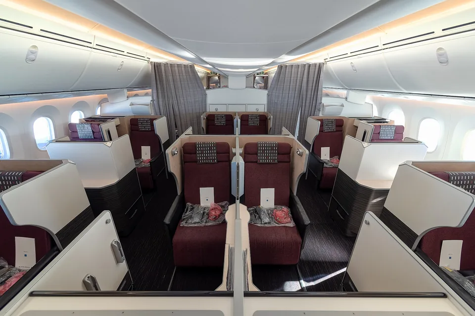 Japan Airlines — pozycja do odpoczynku i sen