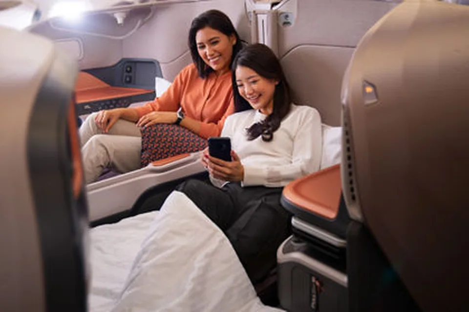 Singapore Airlines — fotel i układ kabiny