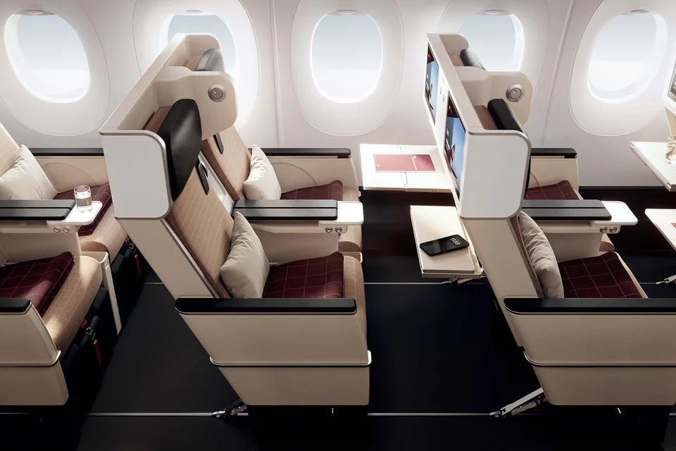 Fotele SWISS Premium Economy w Airbusie A350