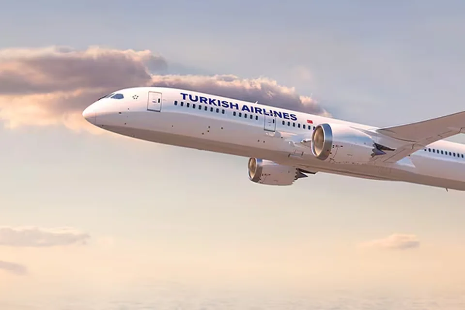 Boeing 787 Turkish Airlines w locie