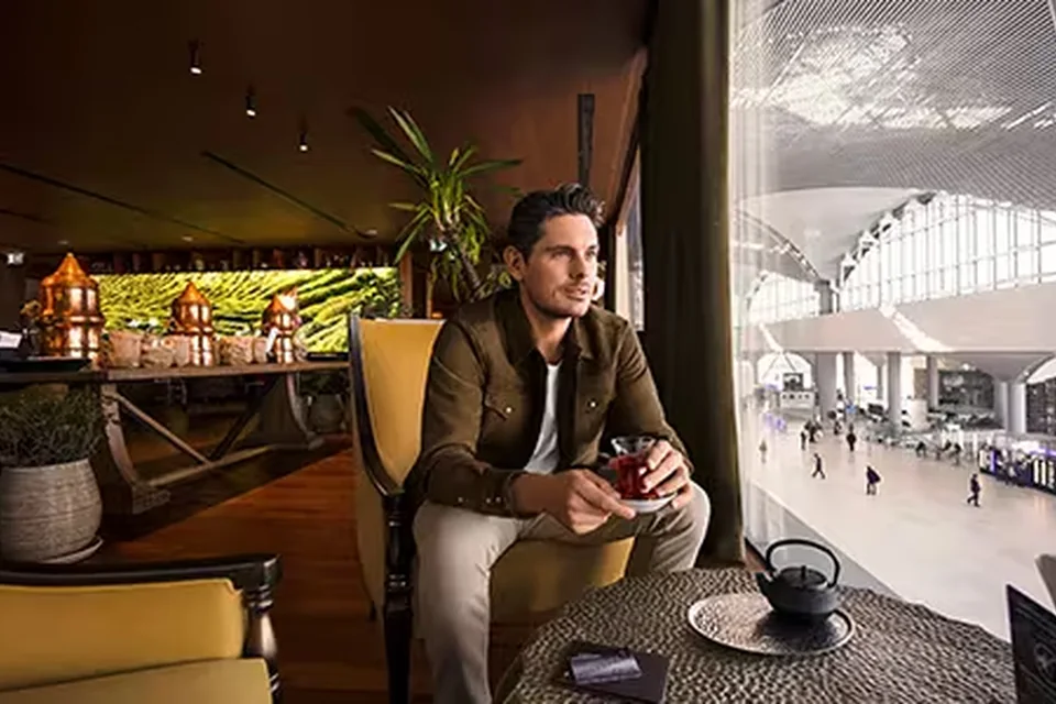 Turkish Airlines Lounge Business w Stambule